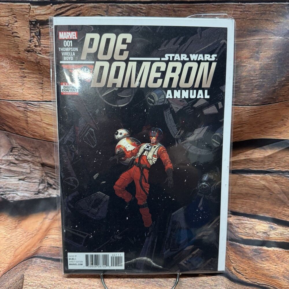 Star Wars Poe Dameron Annual 1 Marvel Comic Book 2017 BB8 NM Unread New Bagged